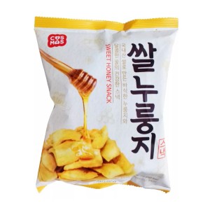 Рисовые чипсы со вкусом меда 110г COSMOS Корея 4-022