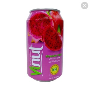 Безалкогольный напиток со вкусом красного дракона 330мл VINUT  Вьетнам