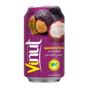 Напиток с содержанием  сока  тропических фруктов  «Мангустин» 330мл VINUT  Вьетнам
