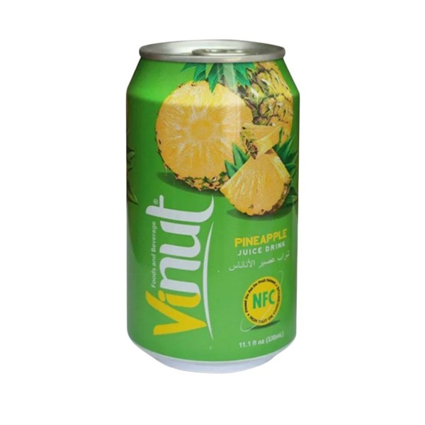 Безалкогольный напиток со вкусом ананаса 330мл VINUT  Вьетнам