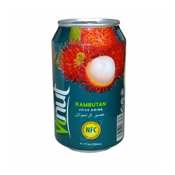 Напиток с добавлением сока тропических фруктов «Рамбутан»  330мл VINUT  Вьетнам