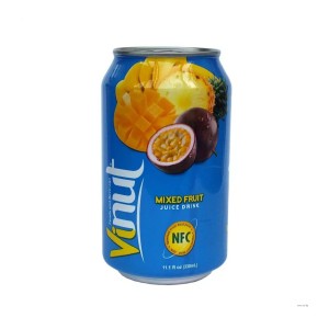 Безалкогольный напиток со вкусом мультифрукт 330мл. VINUT  Вьетнам