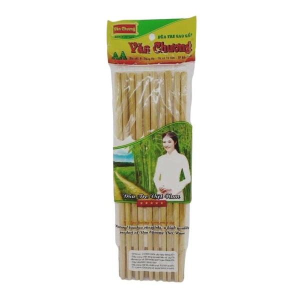 Палочки для еды бамбуковые 10 пар Van Chuong Вьетнам