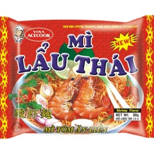 Лапша Mi Lao Thai со вкусом креветки Vina Acecook 83г Вьетнам
