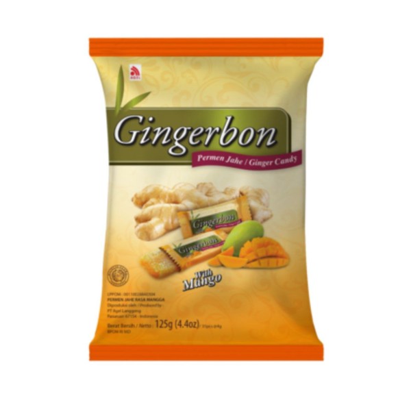 Имбирные конфеты «Gingerbon»  125г с  манго Индонезия