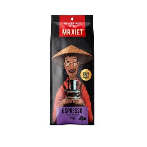 Кофе цельнозерновой  Mr. Viet “Espresso” 500 гр. В зернах Х 6 пачек