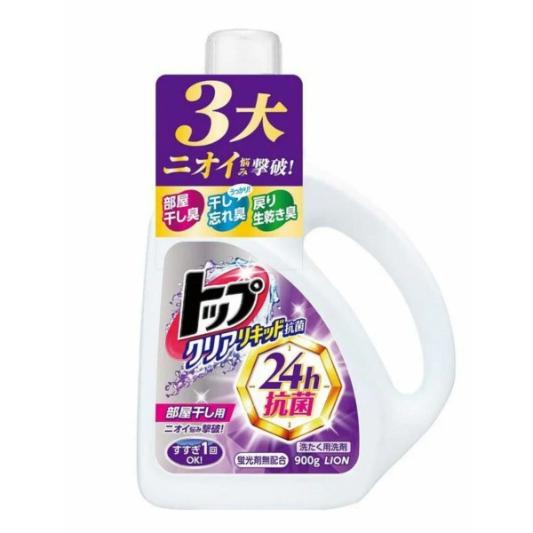Жидкость для стирки Lion Top Clear Liquid 900г х 12 шт. (Япония) 12-031